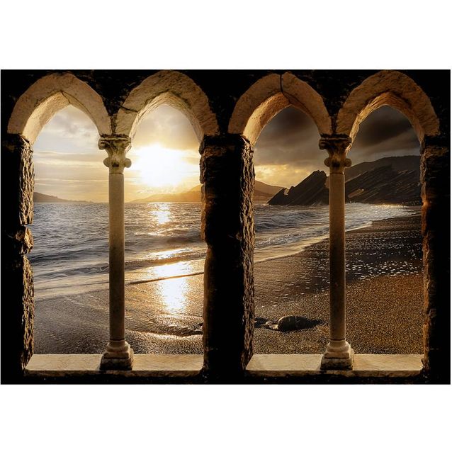 Sisustustarra Artgeist Castle on the beach eri kokoja