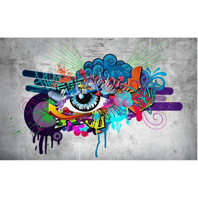 Sisustustarra Artgeist Graffiti eye eri kokoja