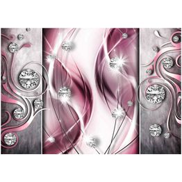 Sisustustarra Artgeist Pink and Diamonds eri kokoja