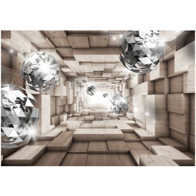 Sisustustarra Artgeist In A Wooden Tunnel eri kokoja