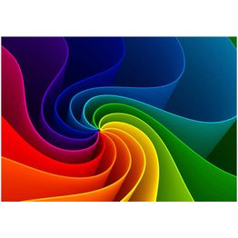 Sisustustarra Artgeist Colorful Pinwheel eri kokoja