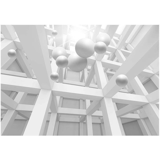 Sisustustarra Artgeist White Enclave eri kokoja