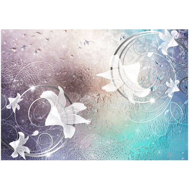 Sisustustarra Artgeist Glass Flowers eri kokoja