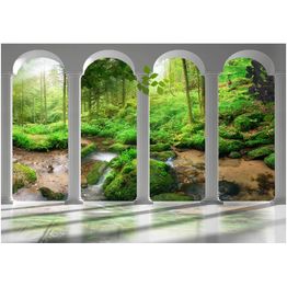 Sisustustarra Artgeist Pillars and Forest eri kokoja