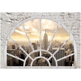 Sisustustarra Artgeist NY - City in the morning eri kokoja