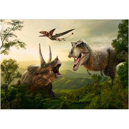 Sisustustarra Artgeist Dinosaur Square eri kokoja