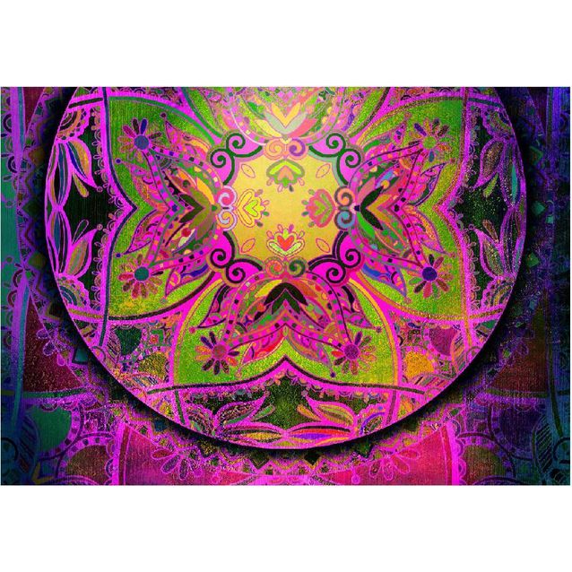 Sisustustarra Artgeist Mandala: Pink Expression eri kokoja