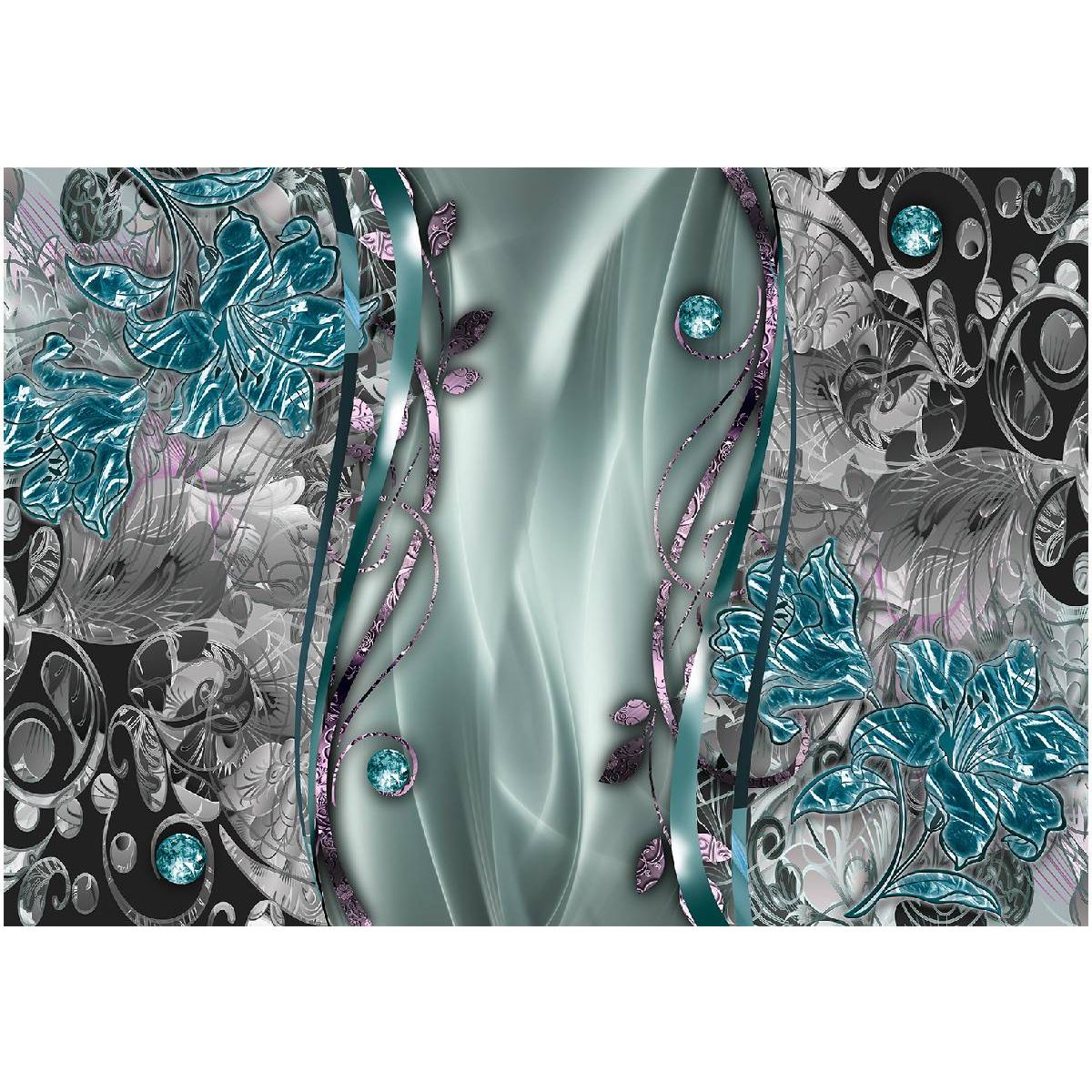 Sisustustarra Artgeist Floral Curtain 280x392cm