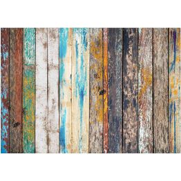 Sisustustarra Artgeist Wooden Rainbow eri kokoja