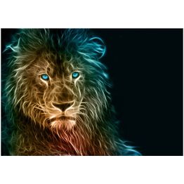 Sisustustarra Artgeist Abstract lion eri kokoja