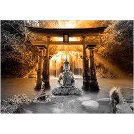 Sisustustarra Artgeist Buddha Smile III eri kokoja