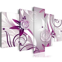 Canvas-taulu Artgeist Violet roses, eri kokoja