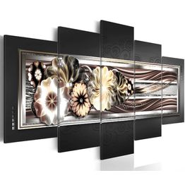 Canvas-taulu Artgeist In platinum waves, eri kokoja