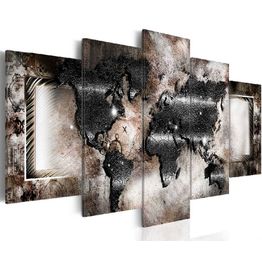 Canvas-taulu Artgeist Graphite map, eri kokoja