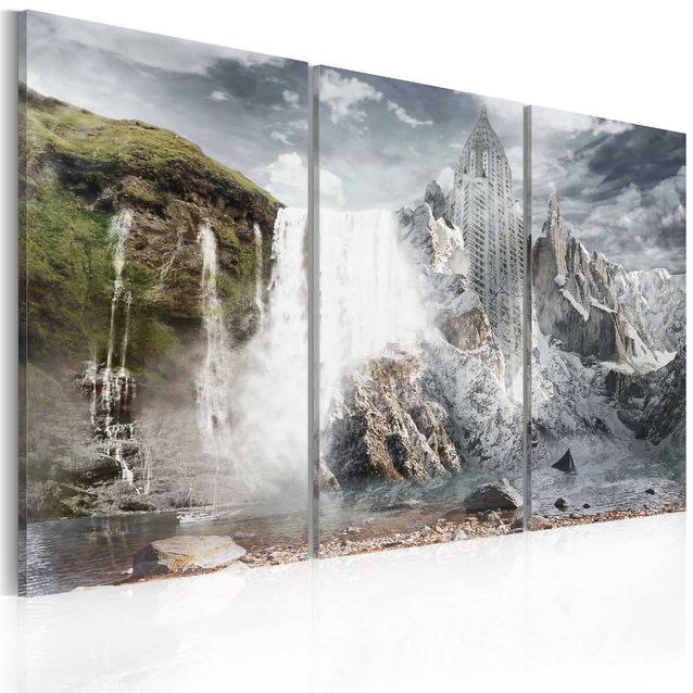 Taulu Artgeist Process of urbanization, eri kokoja