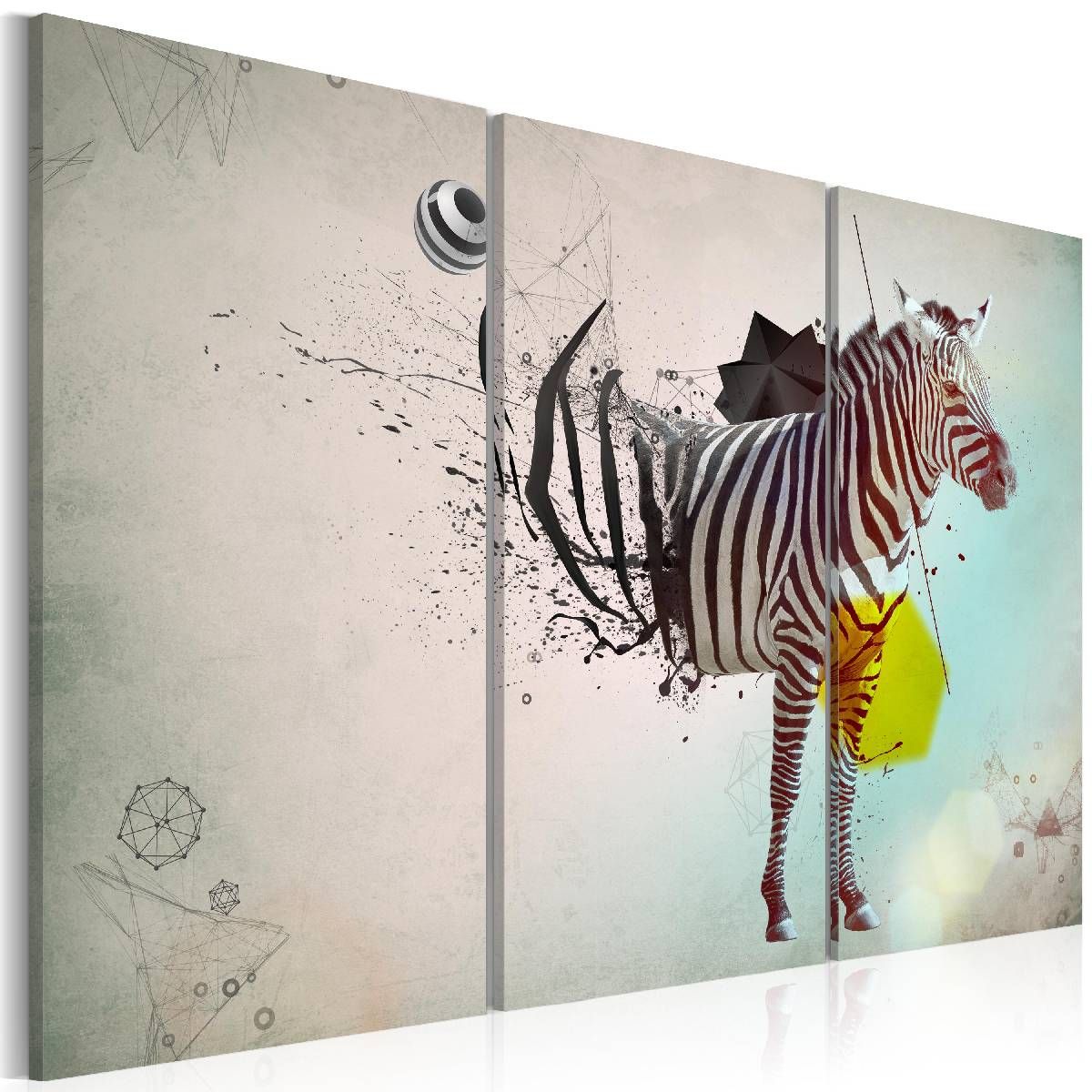 Canvas-taulu Artgeist Abstrakti Seepra, 80x120cm