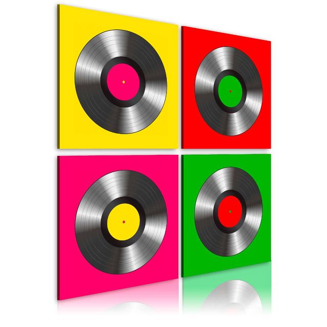 Taulu Artgeist Vinyylit: Pop art, eri kokoja