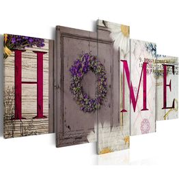 Canvas-taulu Artgeist Welcome home, 5-osainen, eri kokoja