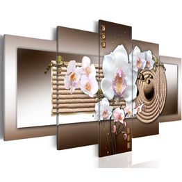 Canvas-taulu Artgeist Orchid and zen garden, eri kokoja