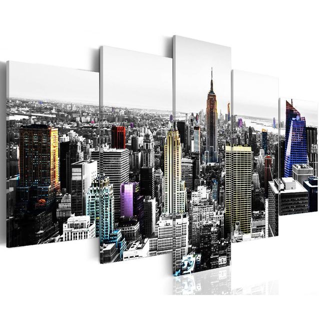 Taulu Artgeist City of colors, eri kokoja