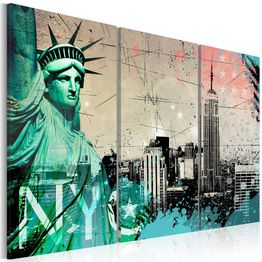 Canvas-taulu Artgeist NYC collage, eri kokoja