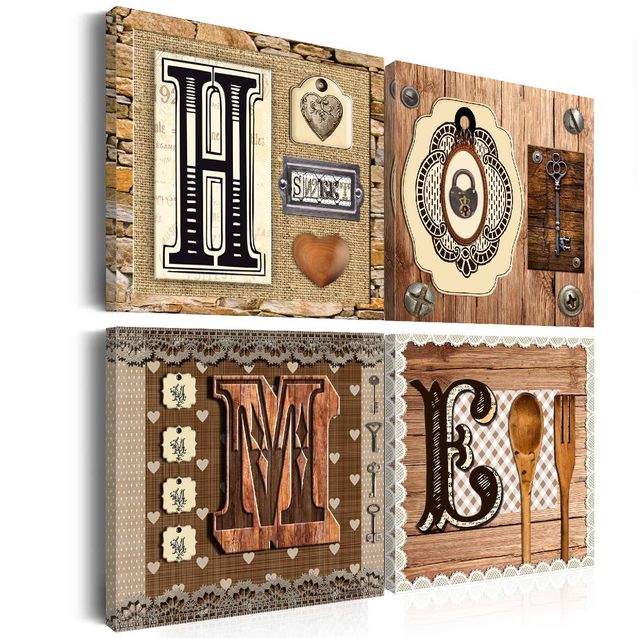 Taulu Artgeist There is no place like home, eri kokoja