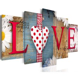 Canvas-taulu Artgeist LOVE - handmade, eri kokoja