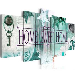 Canvas-taulu Artgeist Key on the emerald background, eri kokoja