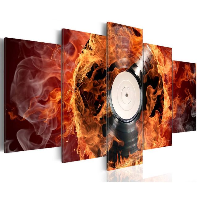 Taulu Artgeist Vinyl on fire, eri kokoja