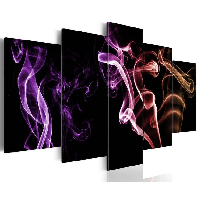Taulu Artgeist Värilliset savut, 5-osainen, eri kokoja