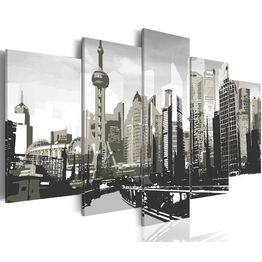 Canvas-taulu Artgeist Shanghai - China's largest city, eri kokoja