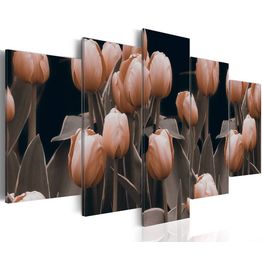 Canvas-taulu Artgeist Tulppaanit seepia, eri kokoja