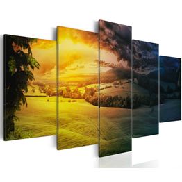 Canvas-taulu Artgeist Yön ja päivän välillä, eri kokoja