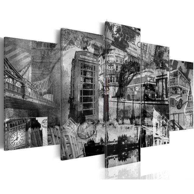 Taulu Artgeist Central London, 5-osainen, eri kokoja