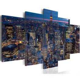 Canvas-taulu Artgeist Good night New York!, eri kokoja
