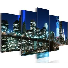 Canvas-taulu Artgeist Blue NYC, eri kokoja
