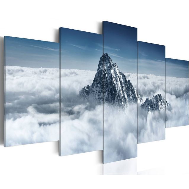 Taulu Artgeist A peak rising above the clouds, eri kokoja