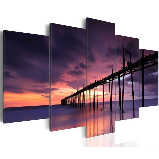 Taulu Artgeist Rannikko ennen hämärää, eri kokoja