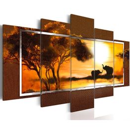 Canvas-taulu Artgeist Tapaaminen savannilla, eri kokoja