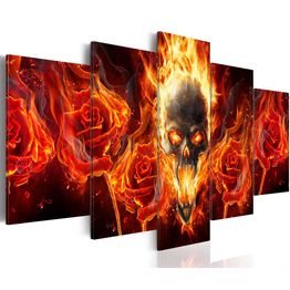 Canvas-taulu Artgeist Fiery skull, eri kokoja