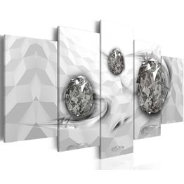 Canvas-taulu Artgeist Immersed Silver, eri kokoja