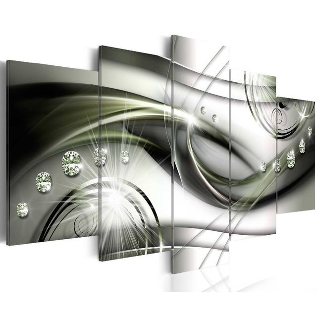 Taulu Artgeist Glowing Green Wave, eri kokoja