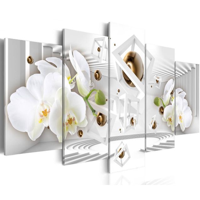 Taulu Artgeist Temple of White, eri kokoja