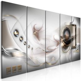 Canvas-taulu Artgeist Pearly Mist, 5-osainen, kapea, eri kokoja