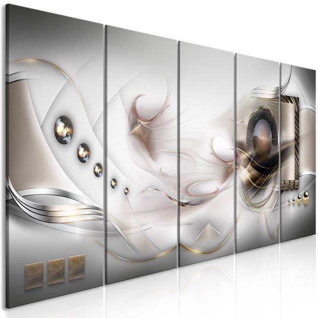 Taulu Artgeist Pearly Mist, 5-osainen, kapea, eri kokoja