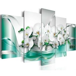 Canvas-taulu Artgeist Celadon Ribbon, eri kokoja