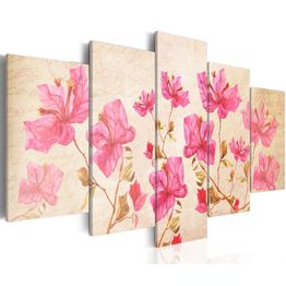 Canvas-taulu Artgeist Flowers in Pink, eri kokoja