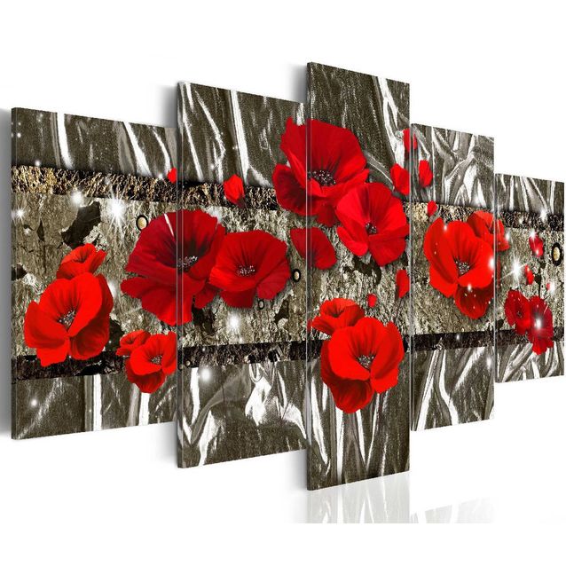 Taulu Artgeist Silver Poppies, eri kokoja