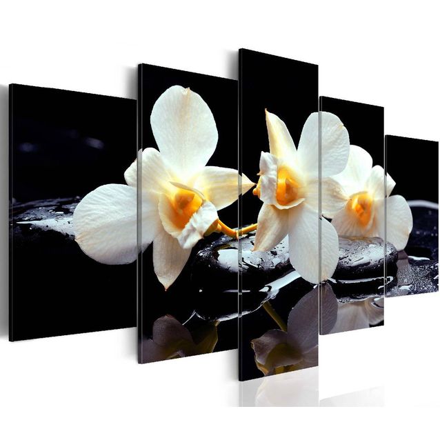Taulu Artgeist Orchids with orange accent, eri kokoja