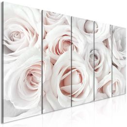 Canvas-taulu Artgeist Satin Rose Pink, 5-osainen, kapea, eri kokoja
